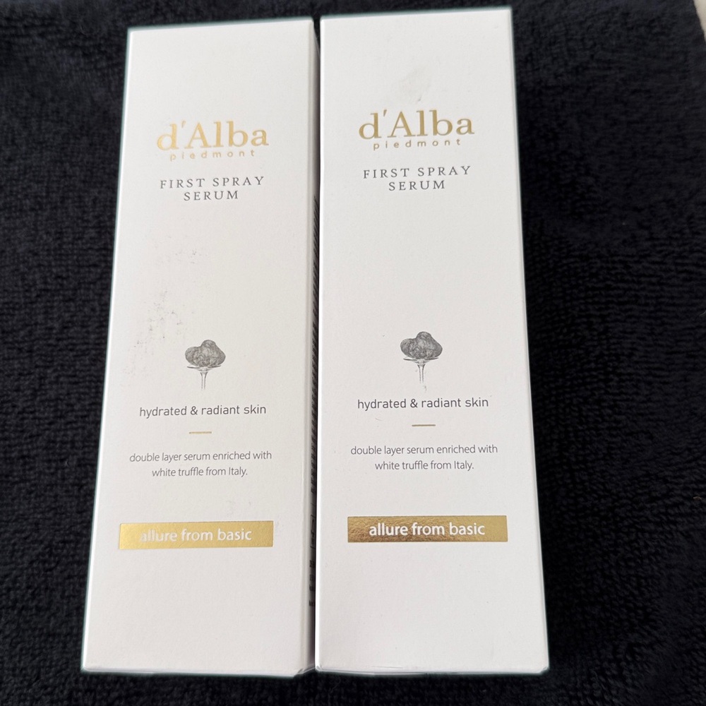 d'Alba Italian White Truffle First Spray Serum, Set of Two NIB Exp2027